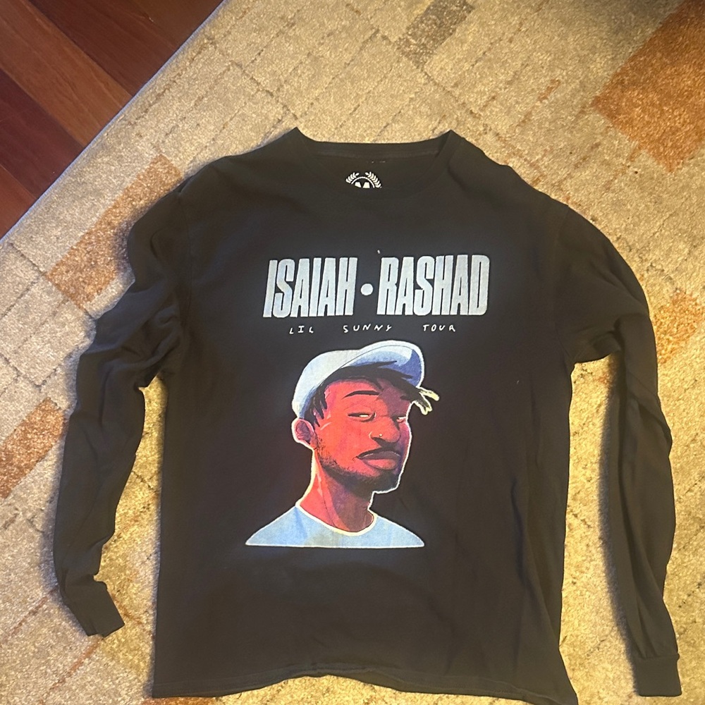 Isaiah Rashad Black Long Sleeve Shirt